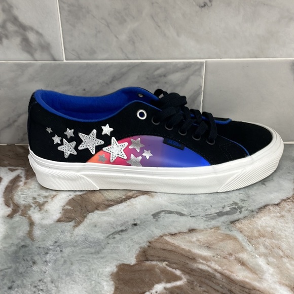 Vans Shoes - NWOT Vans Lampin 86 DX Anaheim Factory Moon Black Suede Stars Sneakers W 7.5 M 6